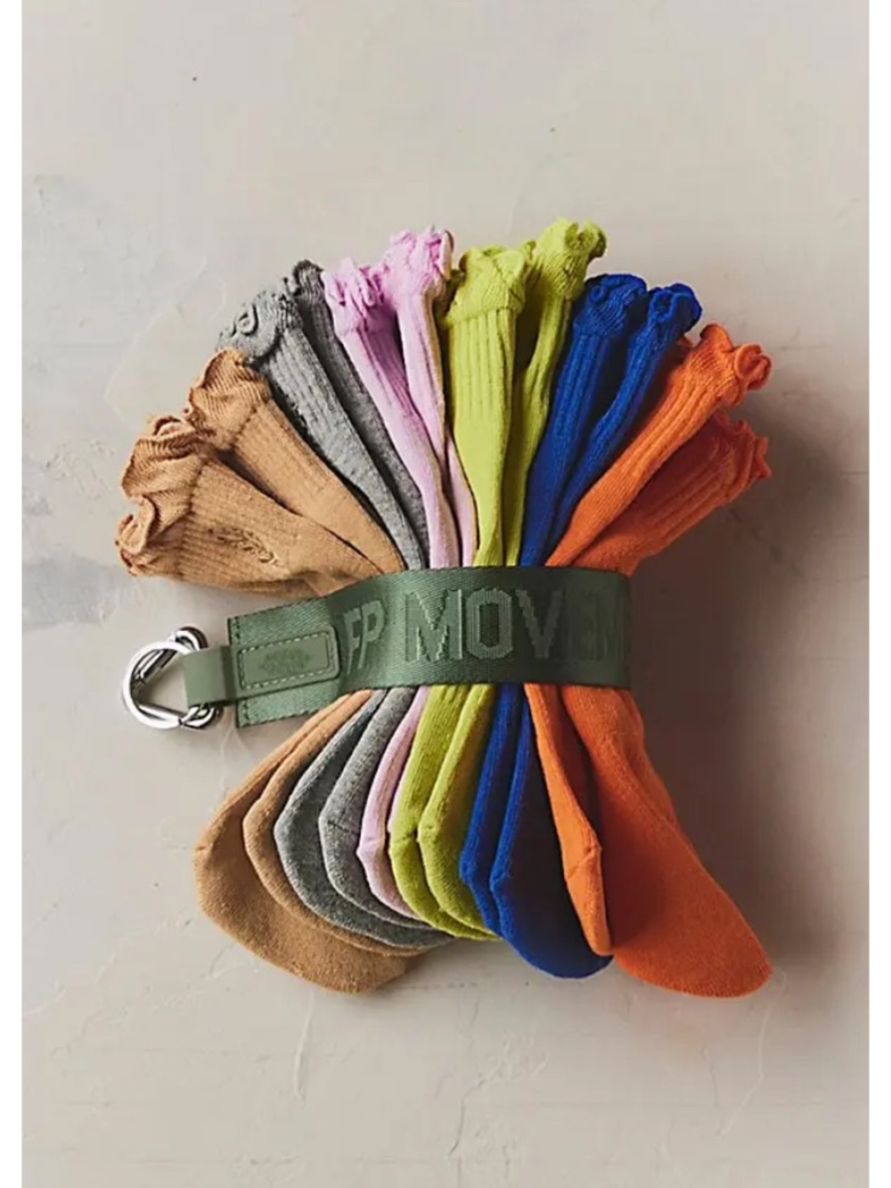 9191. Free People Ruffle Sneaker Sock 2-Pack